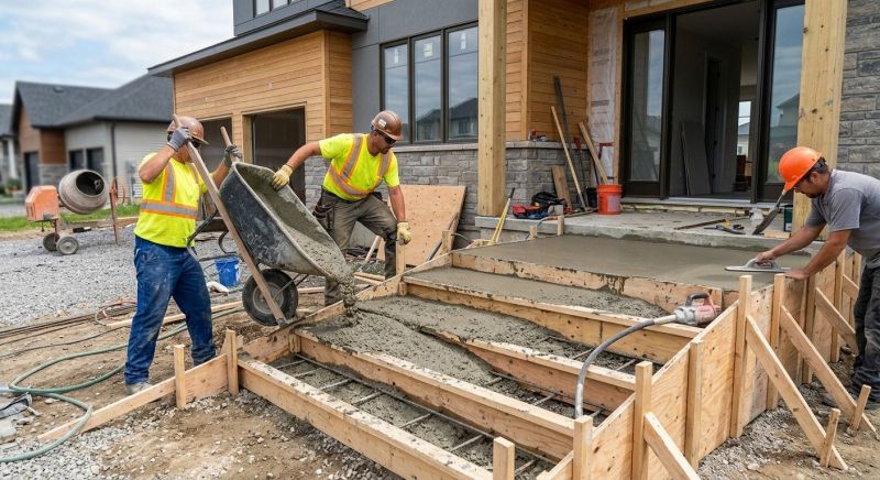 Concrete Installation in West Fargo, ND