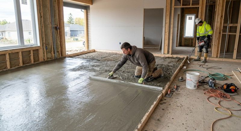 Concrete Installation in West Fargo, ND