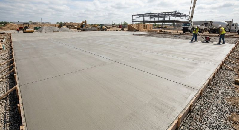 Commercial Slab Installation in West Fargo, ND