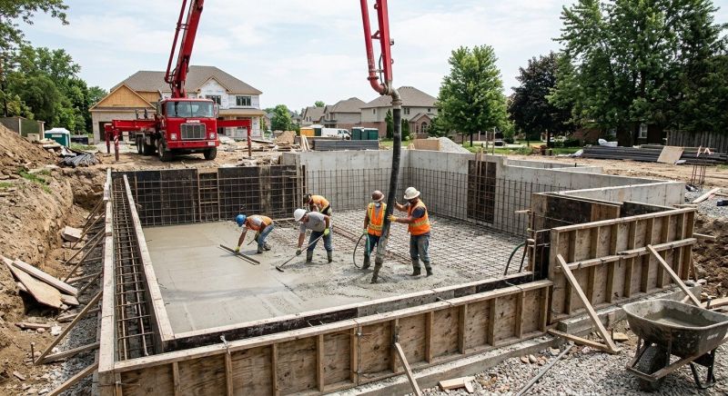 Concrete Basement Pouring in West Fargo, ND