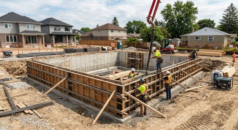 Foundation Construction in Fargo, ND