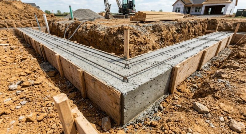 Foundation Footer Installation in West Fargo, ND