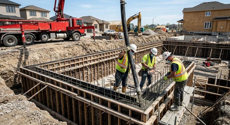 Foundation Wall Installation in West Fargo, ND