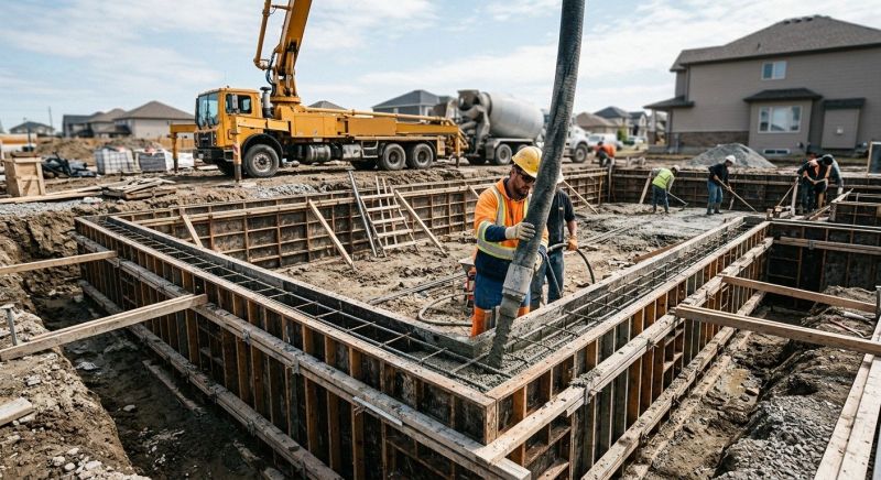 Foundation Wall Pouring in Fargo, ND