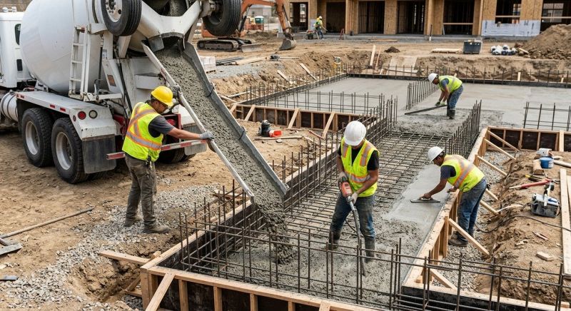 Poured Foundation Installation in West Fargo, ND